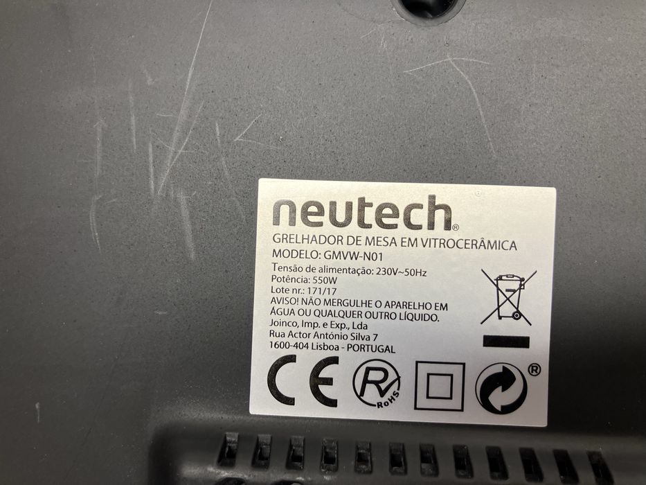 placa grelhador de mesa electrica