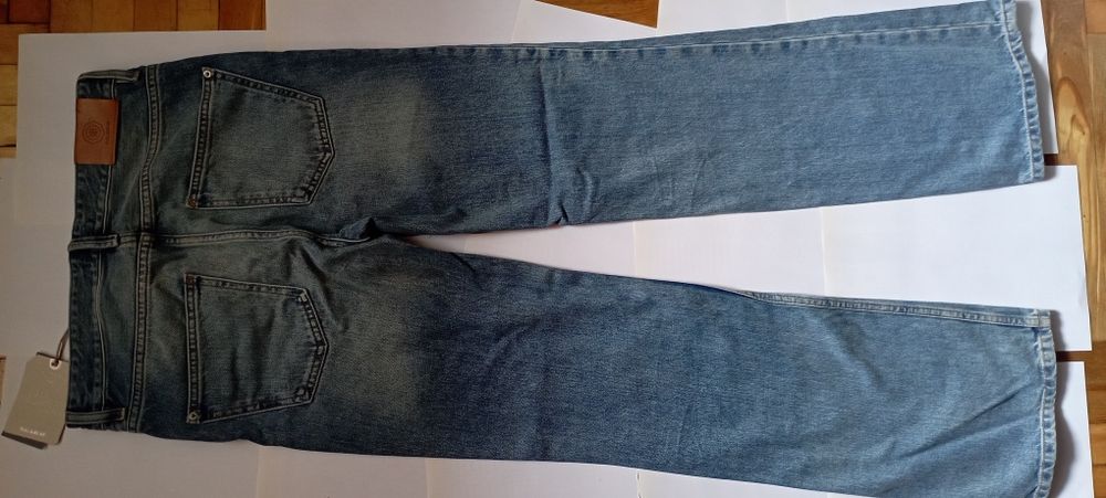 Джинсы Pull & bear расклешенные унисекс женские/мужские р.32