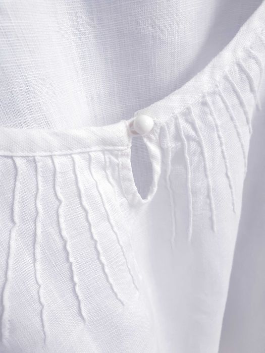 Biała lniana koszula bluzka tunika 44 46 Part Two