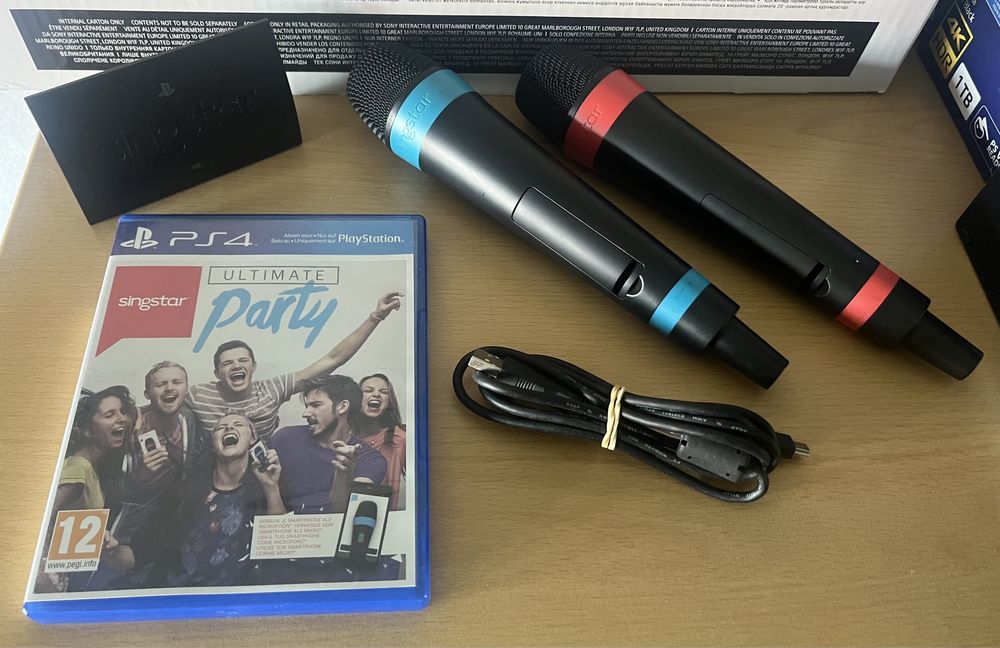 Microfones ps4 singstar mais jogo