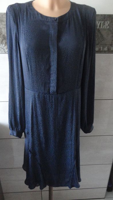 Granatowa sukienka H&M roz XL