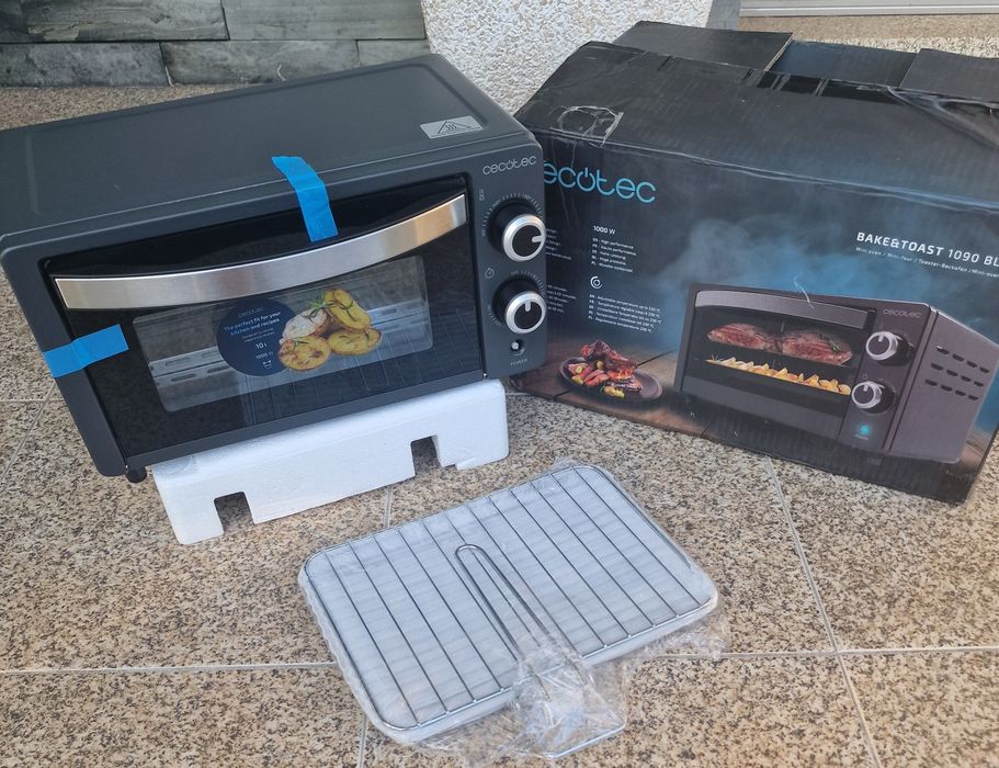 mini-forno Cecotec Bake&Toast 1090 Black, com 10 litros