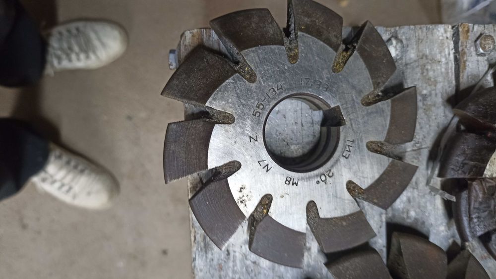 Фрези модульнідля нарізки шестерень