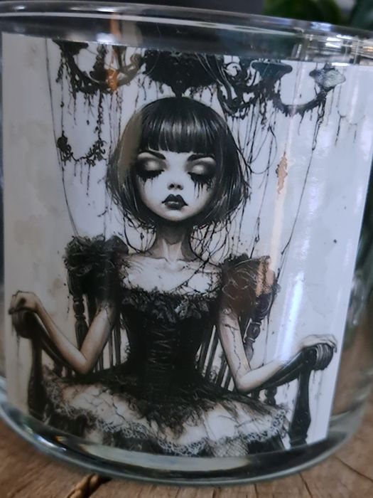 Kubek szklanka 400ml gothic creepy dolls