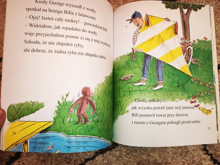 Książka "Ciekawski George puszcza latawiec"