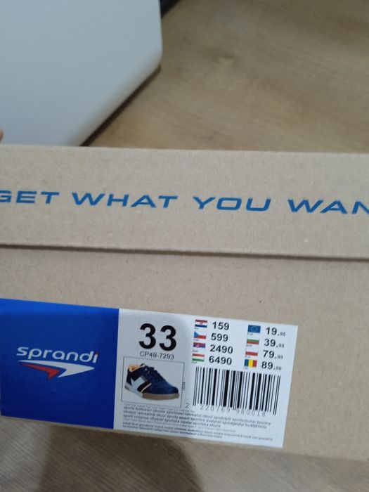 Nowe buty sportowe Sprandi r.33
