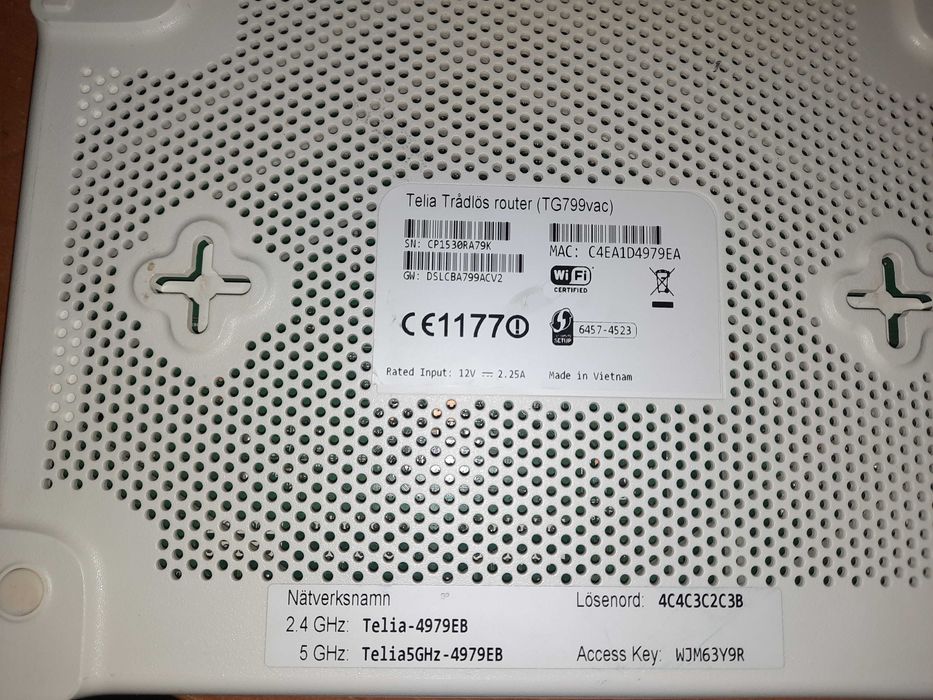 Универсальный двухдиапазонный гигабитный роутер 802.11ас Technicolor