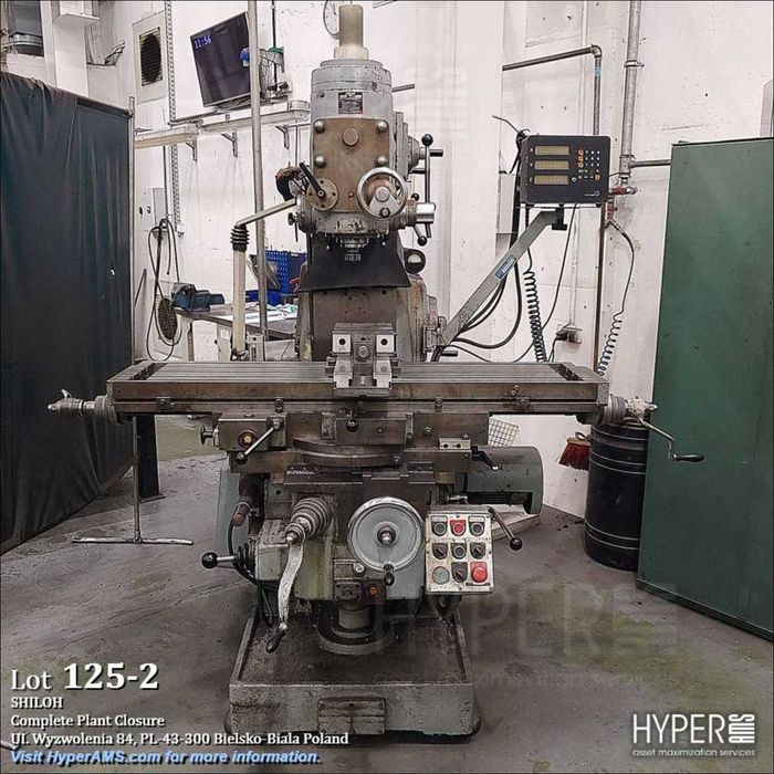 Frezarka VARNAMO 1602–kompletna, HEIDENHAIN, gotowa do pracy