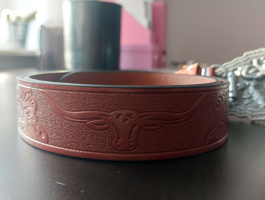 Pasek kowbojski western wild west kowbojski dziki zachód