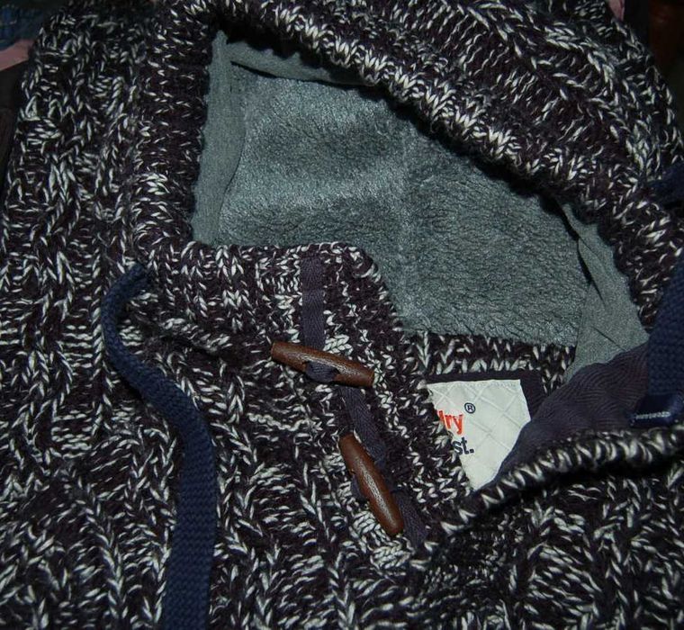 SUPERDRY MT.EVEREST ROZ.S sweter męski gruby ciepły z wełną