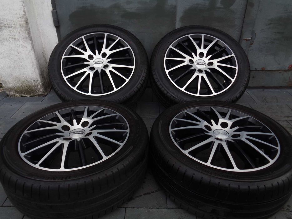 Polerowane alufelgi CMS 15 cali 4x108 FORD + opony letnie 7mm, wysyłka