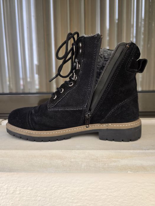 Botas de pele forradas