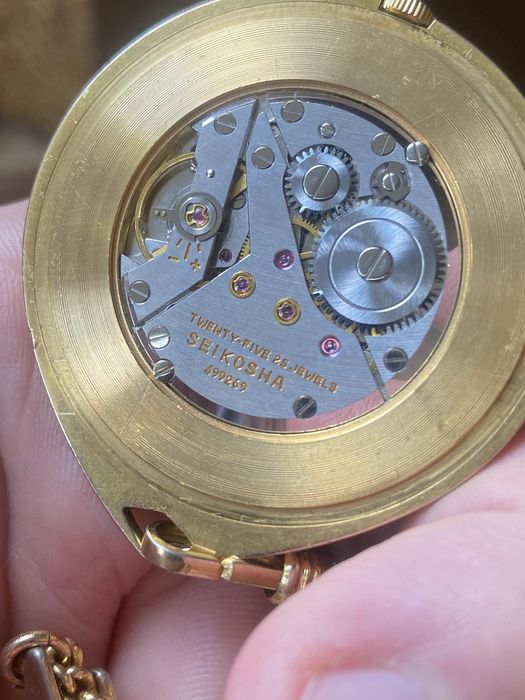 Часы Seiko, позолота, 1960-ых годов