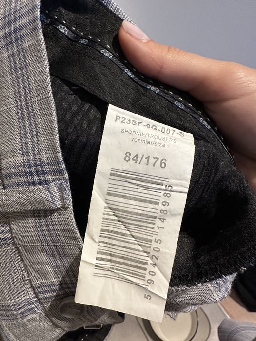 Garnitur męski Pako Lorenre 48/176 84/176 w kratę