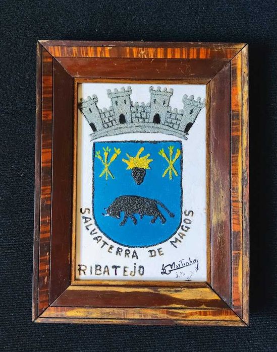 Quadro anterior a 1950 artesanato Salvaterra de Magos