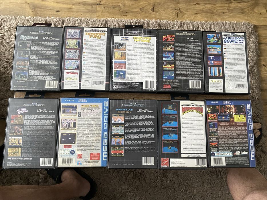 gry Sega Mega Drive - oryginalne