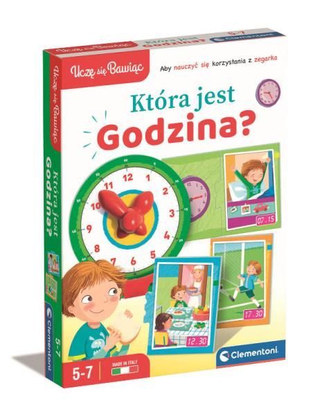 Gra Edukacyjna Nauka Zegarka Która Jest Godzina? Clementoni