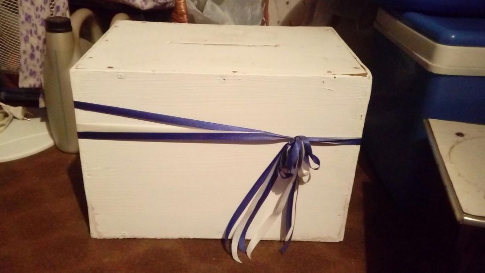 Skrzynia, pudelko na koperty slubne Okazja Pilnie Sprzedam !!