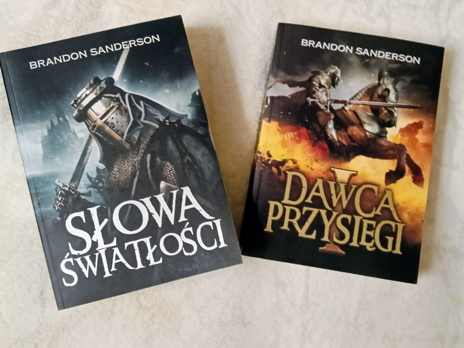 Brandon Sanderson - Słowa Światłości + Dawca Przysięgi (Tom 2 i 3) - Stan bdb