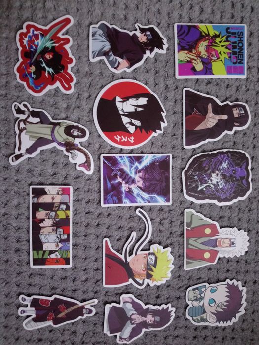Naklejki naruto 14szt