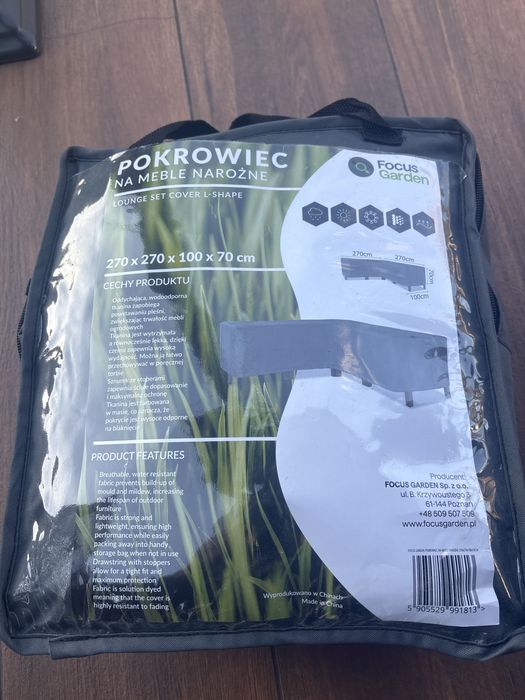 Pokrowiec na meble narożne 270x270x100x70cm - FOCUS GARDEN
