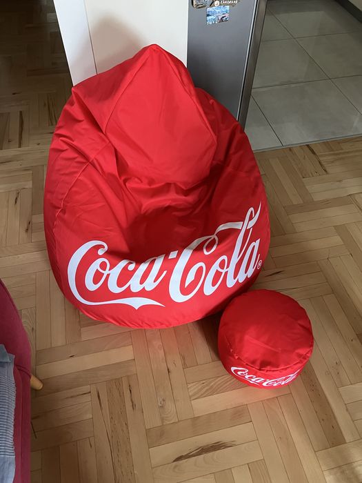 Pufa fotel Coca-Cola nowa