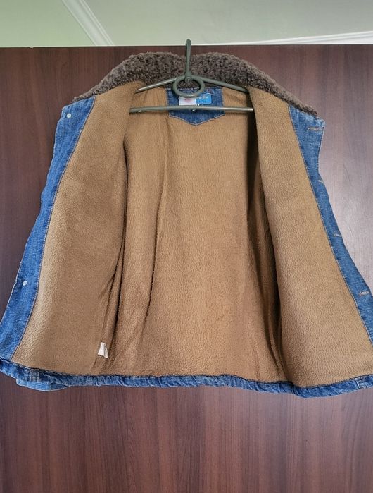 Джинсова куртка, утеплена, boy, 128-134р.