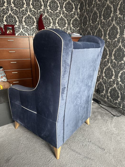 Master fotel uszak + puf tkanina pet friendly