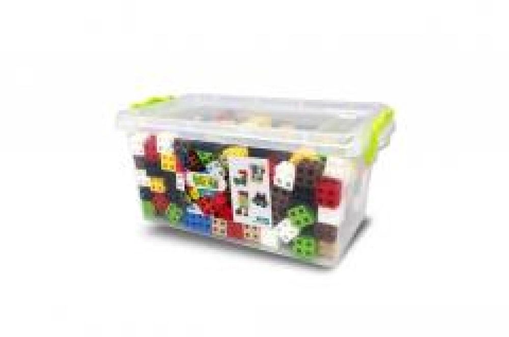 Klocki Meli Cube Edu 300szt pudełko,327x221 mm