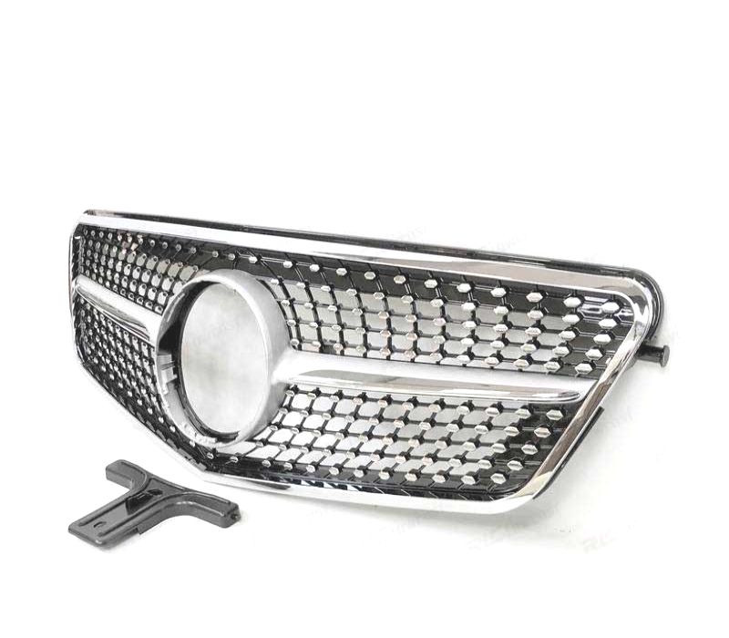GRELHA MERCEDES CLASE E W212 10-13  LOOK DIAMOND CROMADO