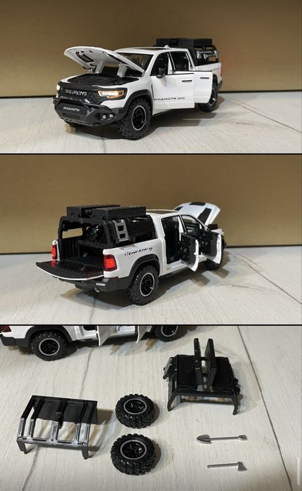 Нова машинка Dodge Ram 1500 іграшка металева модель авто в колекцію