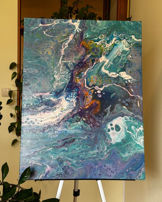 Obraz - Abstrakcja | Farba akrylowa