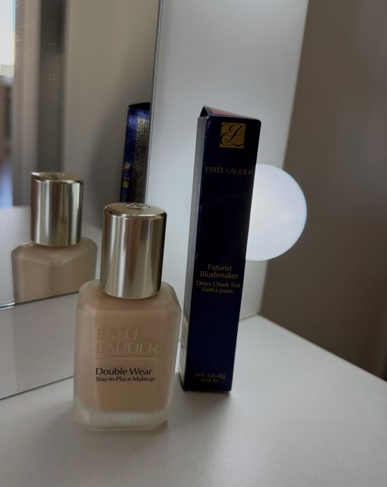 Podkład Estee Lauder Double Wear+róż Estee Lauder