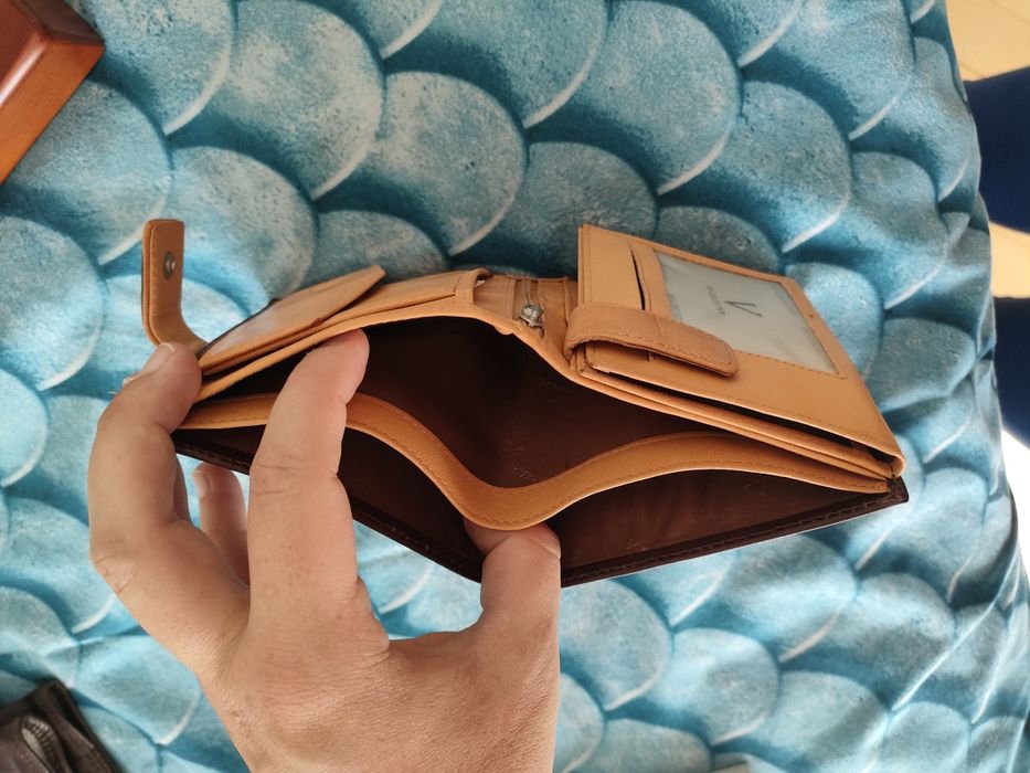 Skórzany portfel