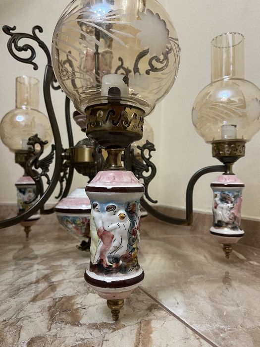 Люстра з кераміки