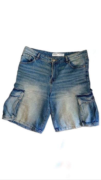 Spodenki jeansowe cargo