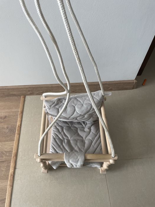 Huśtawka Drewniana Dla Dzieci