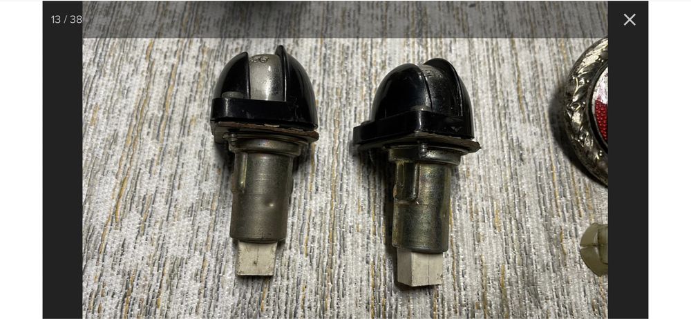 Luzes de matrícula originais Fiat 850