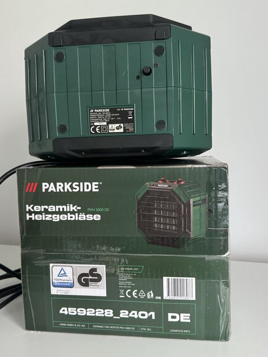 Тепловентилятор керамічний обігрівач 3000Вт Parkside