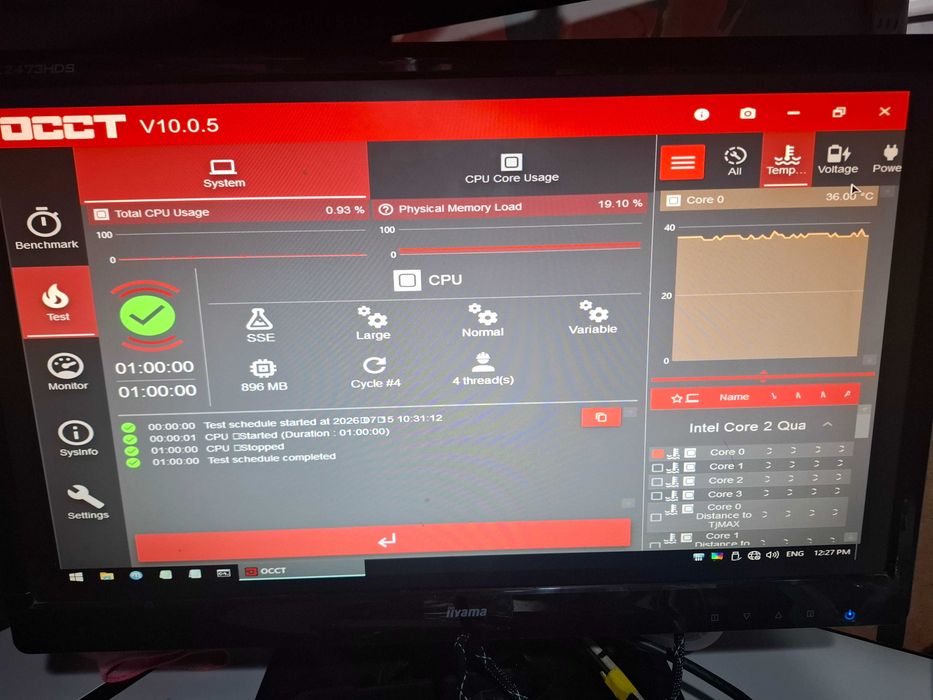 Płyta główna Asus P5N7A-VM + Core2Quad Q6600 + 8GB RAM nr 367
