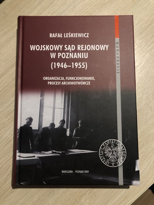 Książka wojenna „Wojskowy sąd rejonowy w Poznaniu”