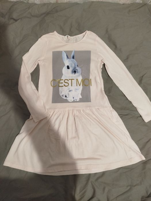Плаття для дівчинки з зайчиком H&M