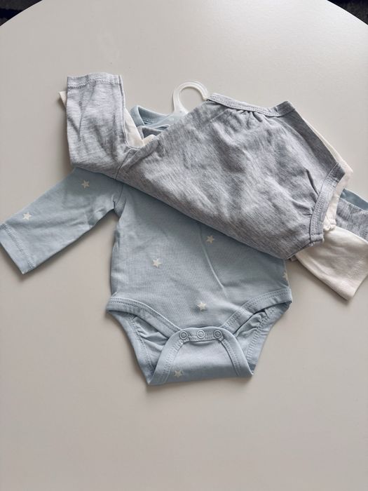 3-pak body niemowlęce 56 NOWE