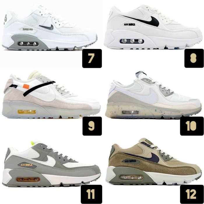 ‼️БЕЗ ПЕРЕДПЛАТИ Кросівки Nike Air Max 90 | Унісекс | Розміри 36 - 45