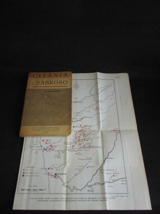 Livro Citânia e Sabroso Notícia Descritiva Mário Cardoso Numerado 1948