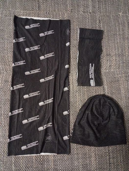 Комплект баф (снуд)+ шапка + пов'язка Buff Microfiber. One Size.