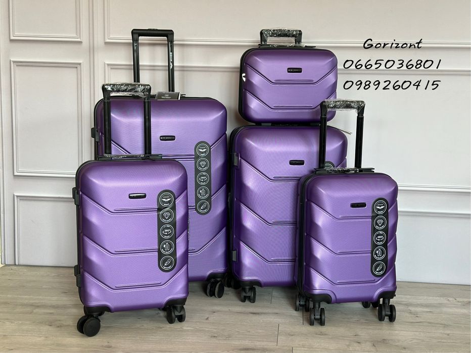 Чемодан чемоданы валіза кейс Wings 149 подвійні колеса Польща