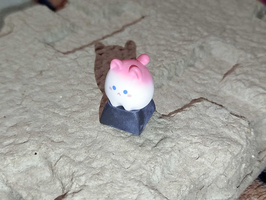 Кнопка механічної клавіатури кейкап кастомна котик