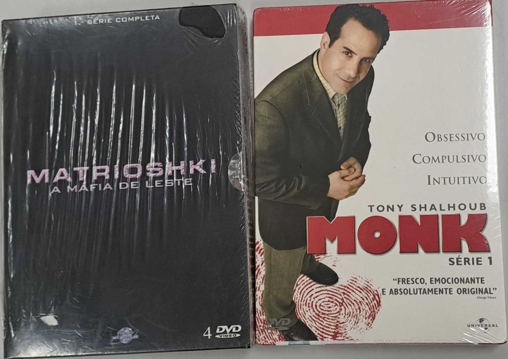 MONK - Série 1 + Matrioshki Série 1 (Novas e seladas)