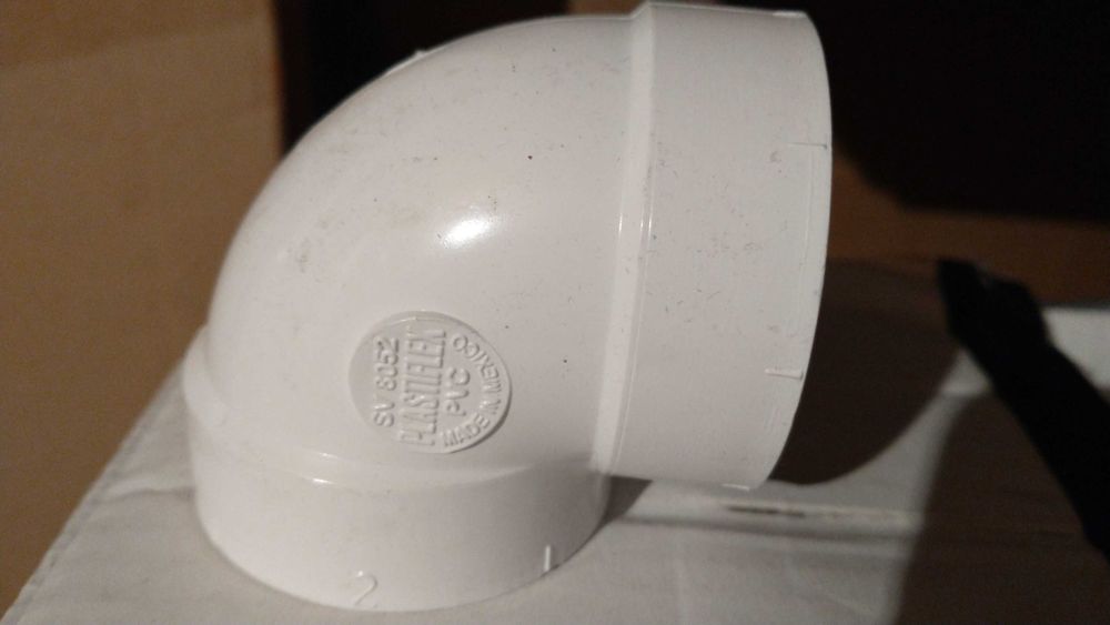 Kolano  łuk , kolanko PCV odkurzacz centralny  trójnik płytka gniazda